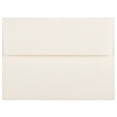 thumbnail image 1 of JAM Paper A6 Strathmore Invitation Envelopes, 4 3/4 x 6 1/2, Natural White Linen, 25/Pack, 1 of 2