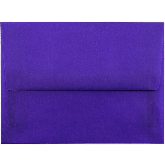 JAM Paper A6 Translucent Envelopes, 4 3/4 x 6 1/2, Blue, 250/Pack