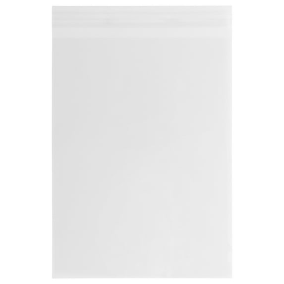 JAM Paper A7 Cello Sleeves, 5 7/16 x 7 3/8, Clear, 100/Pack, Peel & Seal