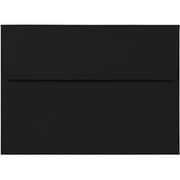 JAM Paper A7 Envelopes, 5 1/4 x 7 1/4, Black, 25/Pack