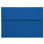 JAM Paper A7 Envelopes, 5 1/4 x 7 1/4, Dark Blue, 25/Pack