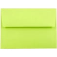 thumbnail image 1 of JAM Paper A7 Envelopes, 5 1/4 x 7 1/4, Lime Green, 25/Pack, 1 of 2