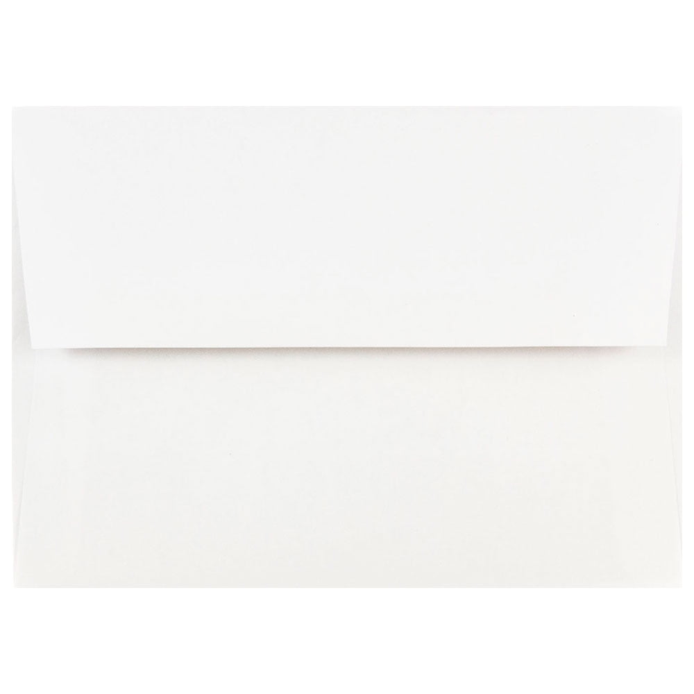 JAM Paper A7 Invitation Envelopes, White, 24lb, 5 1/4 x 7 1/4, 25/Pack