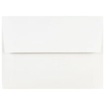 JAM Paper A7 Invitation Envelopes, White, 28lb, 5.25 x 7.25, 50/Pack