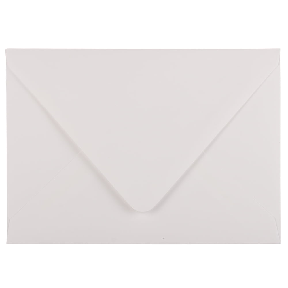 JAM Paper A7 Invitation Envelopes with Euro Flap, 5 1/4 x 7 1/4, White, 250/Pack