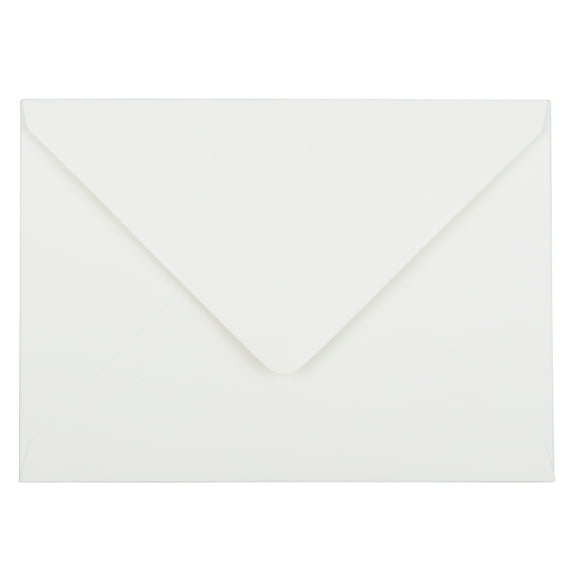 JAM Paper A7 Strathmore Invitation Envelopes with Euro Flap, 5 1/4 x 7 1/4, Bright White Wove, Bulk 1000/Carton
