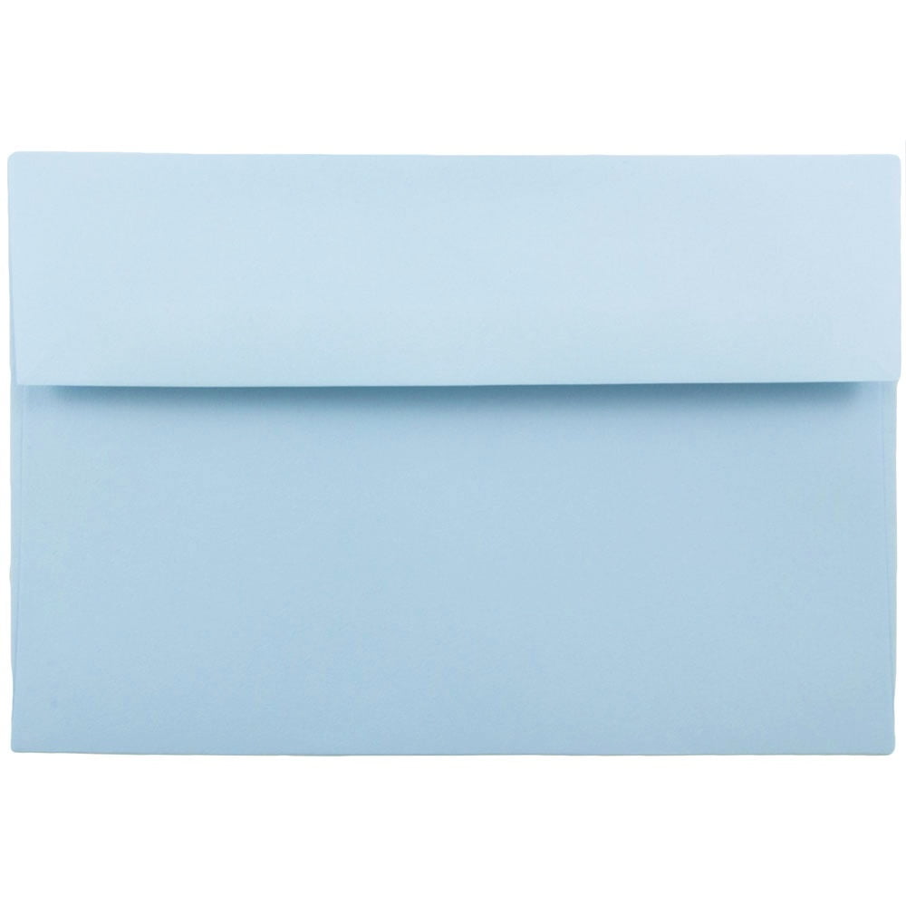 JAM Paper A8 Envelopes, 5 1/2 x 8 1/8, Baby Blue, 1000/Carton