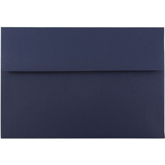JAM Paper A8 Envelopes, 5 1/2 x 8 1/8, Navy Blue, 25/Pack