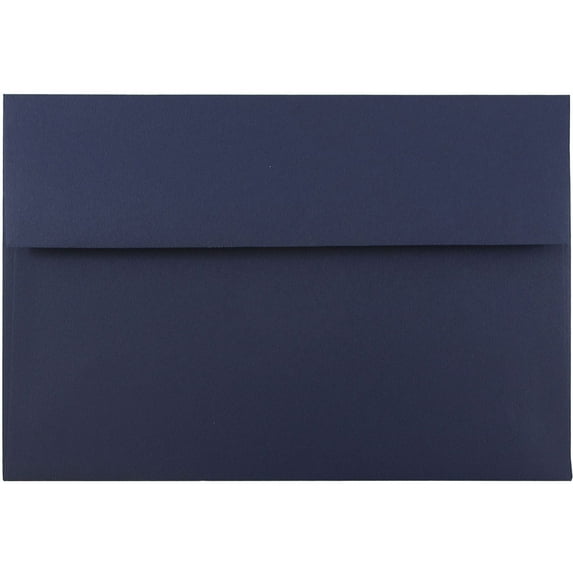 JAM Paper A8 Envelopes, 5 1/2 x 8 1/8, Navy Blue, 250/Pack