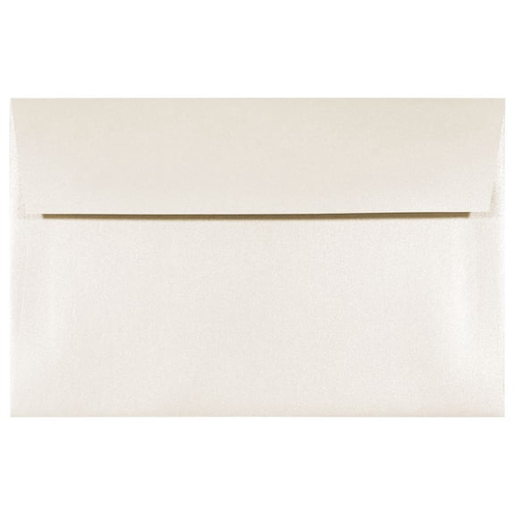 JAM Paper A9 Envelopes, 5 3/4 x 8 3/4, Opal Metallic, 25/Pack