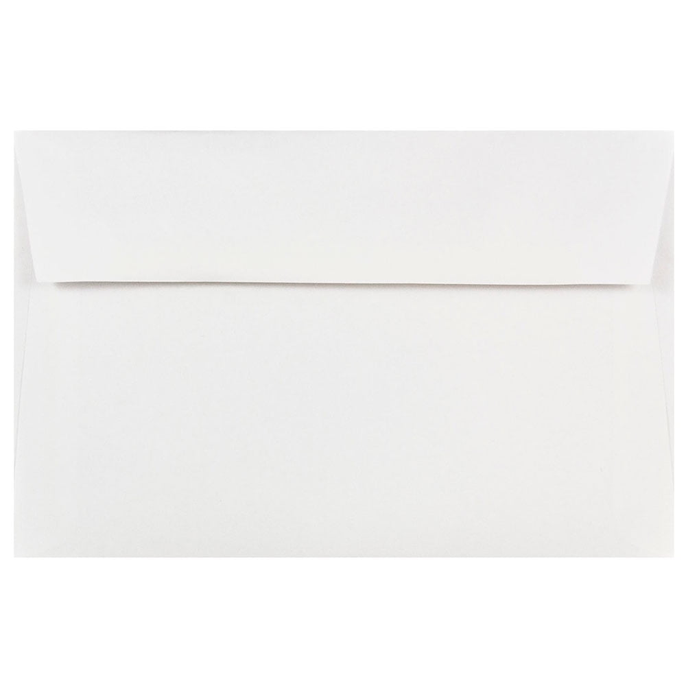 JAM PAPER & ENVELOPE JAM Paper A9 Invitation Envelopes, 5 3/4 x 8 3/4, White, 100/Pack