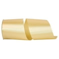 thumbnail image 1 of JAM Paper All Occasion Blonde Yellow Polyester Allure Single Face Satin Ribbon, 1800" x 4", 1 of 5