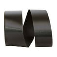 thumbnail image 1 of JAM Paper All Occasion Charcoal Black Polyester Allure Single Face Satin Ribbon, 1800" x 1.87", 1 of 5