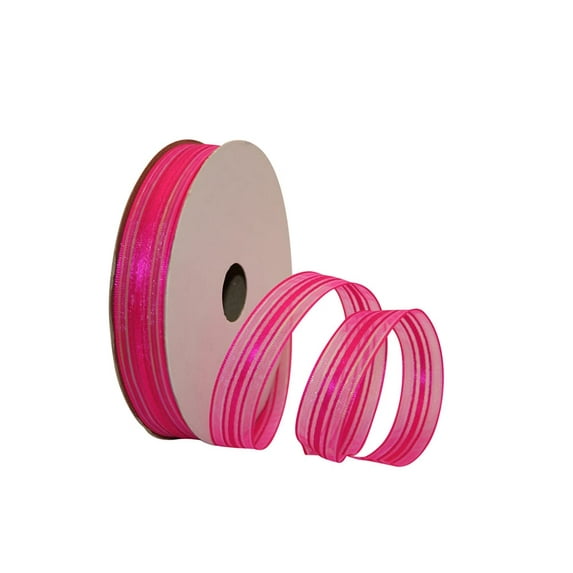 JAM Paper All Occasion Cyclamen Nylon Corsage Ribbon, 900" x 0.62"
