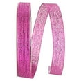 thumbnail image 1 of JAM Paper All Occasion Fuchsia Polyester Metallic Wired Corsage Ribbon, 900" x 0.62", 1 of 5