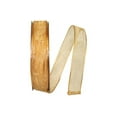thumbnail image 1 of JAM Paper All Occasion Gold Nylon Woven Sheer Ribbon, 900" x 0.62", 1 of 5