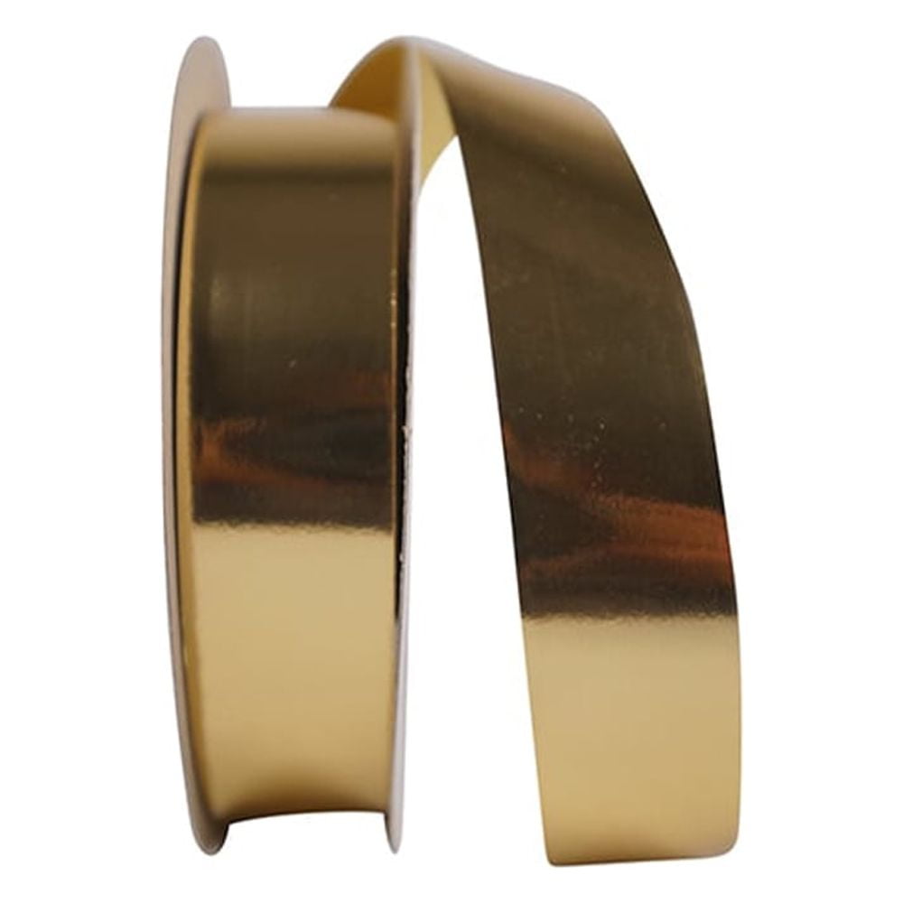 JAM Paper All Occasion Gold Polypropylene Ribbon, 3600" x 1.25"