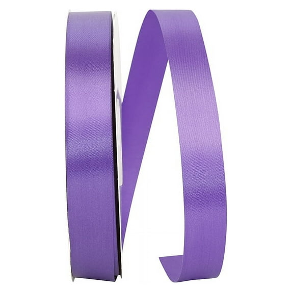 JAM Paper All Occasion Grape Purple Polyester Allure Single Face Satin Ribbon, 3600" x 0.87"