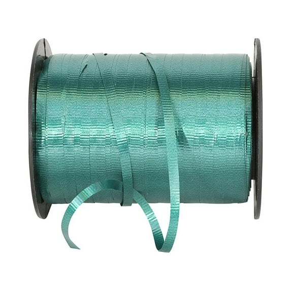 JAM Paper All Occasion Hunter Green Curling Polypropylene Ribbon, 18000" x 0.18"