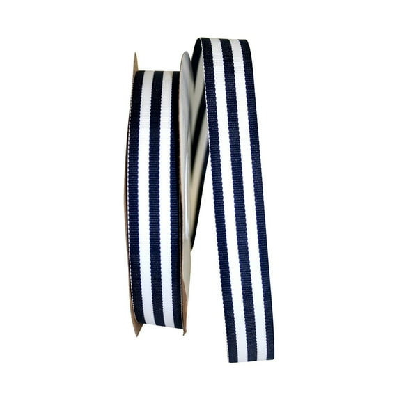JAM Paper All Occasion Multi-color Polyester Grosgrain Stripes Ribbon, 900" x 0.87"