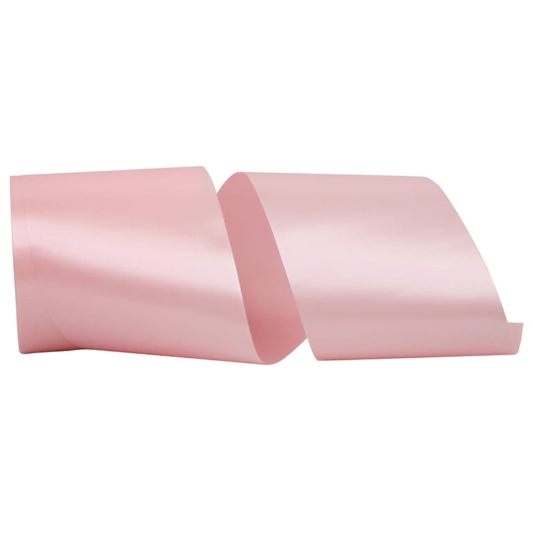 Light Pink 1 inch x 100 Yards Satin Ribbon - by Jam Paper