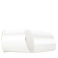 thumbnail image 1 of JAM Paper All Occasion Porcelain White Polyester Allure Single Face Satin Ribbon, 1800" x 4", 1 of 5