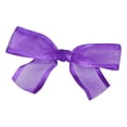 thumbnail image 1 of JAM Paper All Occasion Purple Nylon Twist Tie Sheer Bows, (100/Pack) 9.63", 1 of 1