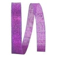 thumbnail image 1 of JAM Paper All Occasion Purple Polyester Metallic Wired Corsage Ribbon, 900" x 0.62", 1 of 5