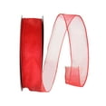 thumbnail image 1 of JAM Paper All Occasion Red Nylon Sheer Ribbon, 1800" x 1.5", 1 of 5