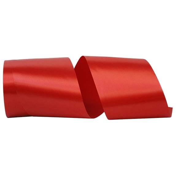 JAM Paper All Occasion Red Polyester Satin Printer Ribbon, 1980" x 4"