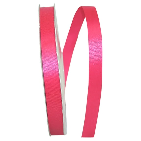 JAM Paper All Occasion Satin Cyclamen Polyester Ribbon, 300' x 0.62"