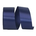 thumbnail image 1 of JAM Paper All Occasion Space Blue Polyester Allure Single Face Satin Ribbon, 1800" x 1.87", 1 of 5