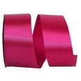 thumbnail image 1 of JAM Paper All Occasion Wild Berry Pink Polyester Allure Single Face Satin Ribbon, 1800" x 1.87", 1 of 5