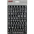 thumbnail image 1 of JAM Paper Alphabet Letter and Number Stickers, 242/Pack, Silver, 1 of 3