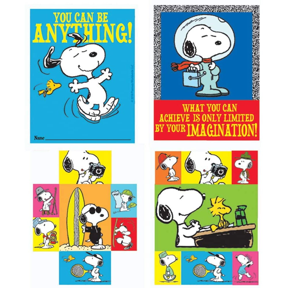 Snoopy-You Can Be Anything-FB 8x8 Canvas Print