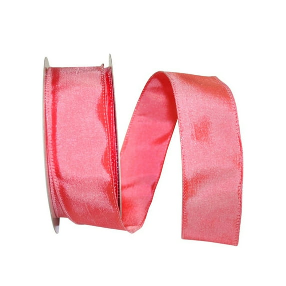 JAM Paper Birthday Coral Nylon Ribbons, 900" x 1.5"