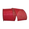 thumbnail image 1 of JAM Paper Burlap Christmas Red Jute Ribbon, 10yd x 4in, 1/Pack, 1 of 5