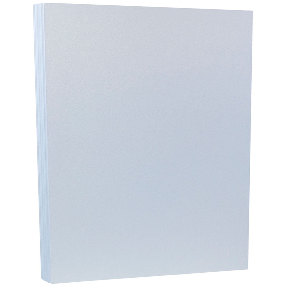JAM Paper Cardstock, 8 1/2 x 11, 100lb Baby Blue, 50 per Pack