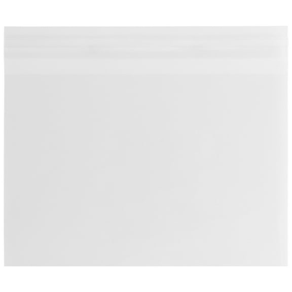 JAM Paper Cello Sleeves, 3 11/16 x 2 3/8, Clear, 100/Pack, Peel & Seal