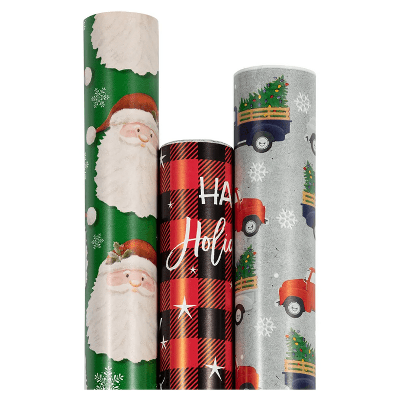 Christmas Wrapping Paper Rolls