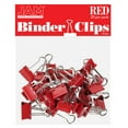 thumbnail image 1 of JAM Paper Colorful Binder Clips, Small, 3/4 inch (19 mm), Red, 25/Pack, 1 of 3