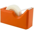 thumbnail image 1 of JAM Paper Colorful Desk Tape Dispensers, 4.5 x 2.5 x 1.75, Orange, 1 per Pack, 1 of 5
