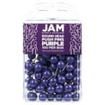 JAM Paper Colorful Push Pins, Round Head Map Thumb Tacks, Purple Pushpins, 100/Pack