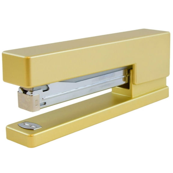 JAM Paper Colorful Stapler, 6 x 2.5 x 1.125, Gold, 1/Pack