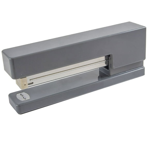 JAM Paper Colorful Stapler, 6 x 2.5 x 1.125, Gray, 1/Pack