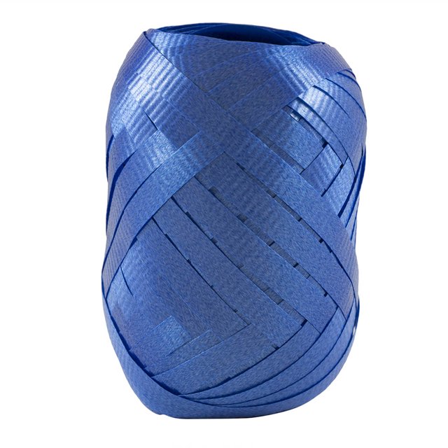 JAM Paper Curling Ribbon, 3/8" Wide x 66 Feet per Ribbon Egg, Blue Grid