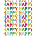 thumbnail image 1 of JAM Paper Design Gift Tissue Paper, 12 Sheets, Happy Happy Happy, 1 of 2