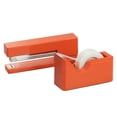 thumbnail image 1 of JAM Paper Desk Stationery Set, Orange, 2/Pack - 1 Stapler & 1 Tape Dispenser, 1 of 5