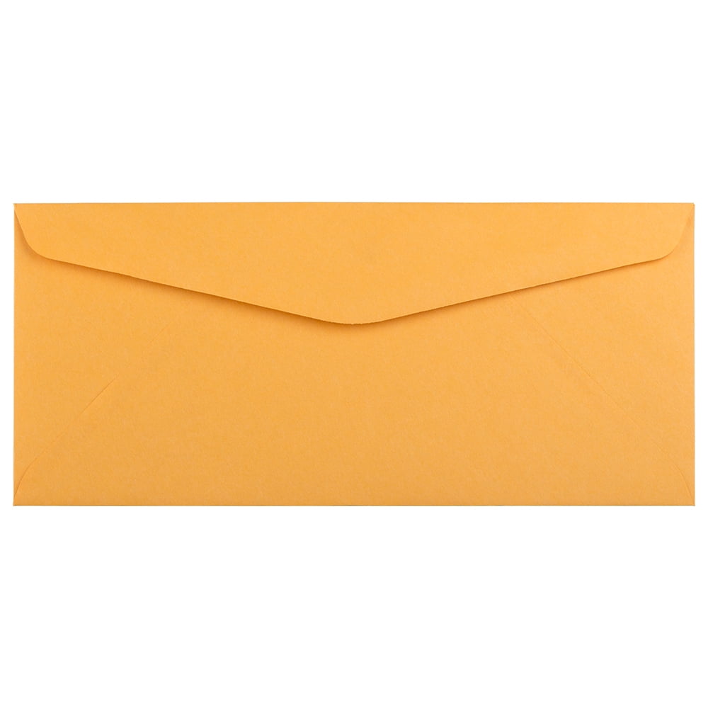 Parcel Wrap Kraft Envelopes - No. 10 Square Flap (4 1/8 x 9 1/2) 70 lb Text  Vellum 100% Recycled