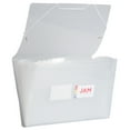 thumbnail image 1 of JAM Paper & Envelope 13 Pocket Expanding File, Clear, 1/Pack, Legal Size, 10 x 15, 1 of 4